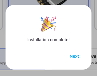 Firmware upload successful!